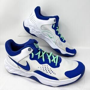 Nike Basketball Shoes Men’s 14 DD9311-102 White Blue Mint Cushioned Court